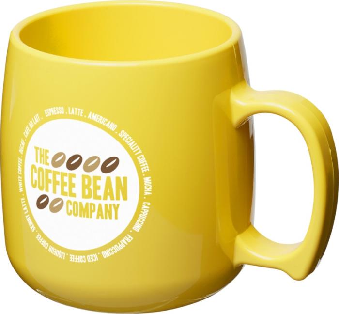 Branded Classic 300 ml plastic mug