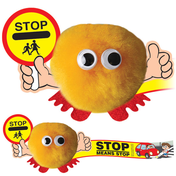 Trade Themed Logobug Handholders Stop Sign Handholder