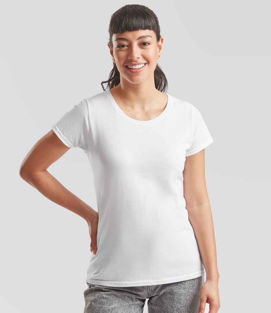 Fruit of the Loom Lady Fit Original T-Shirt White