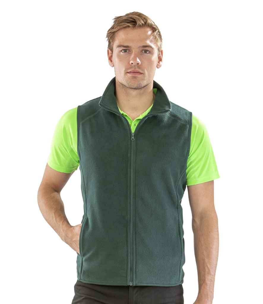 Result Core Micro Fleece Gilet Forest Green