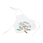 NILO. Children's apron for colouring in non-woven (80 g/m²)