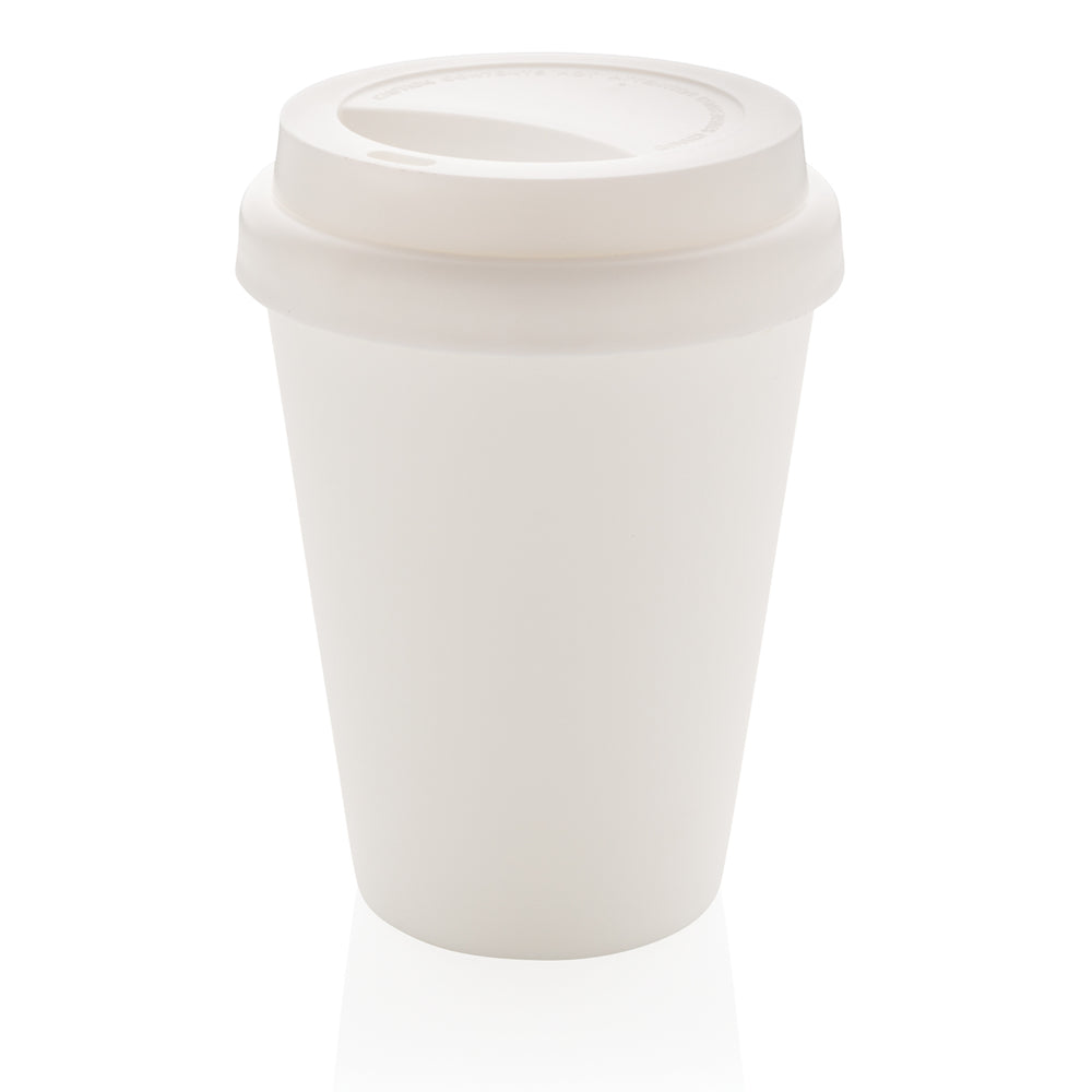 Branded Reusable double wall coffee cup 300ml