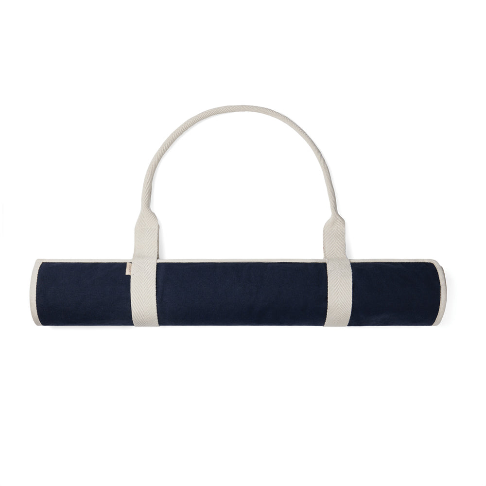 Branded VINGA Volonne AWARE™ recycled canvas beach mat