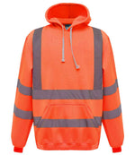 Yoko Hi-Vis Pull Over Hoodie Orange