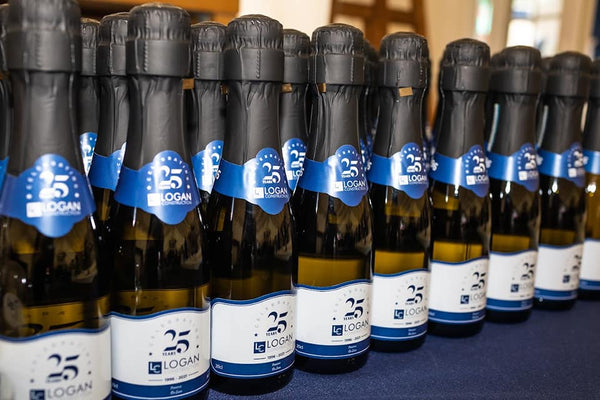 Custom Branded Mini Prosecco Bottles | Mini Logo Prosecco