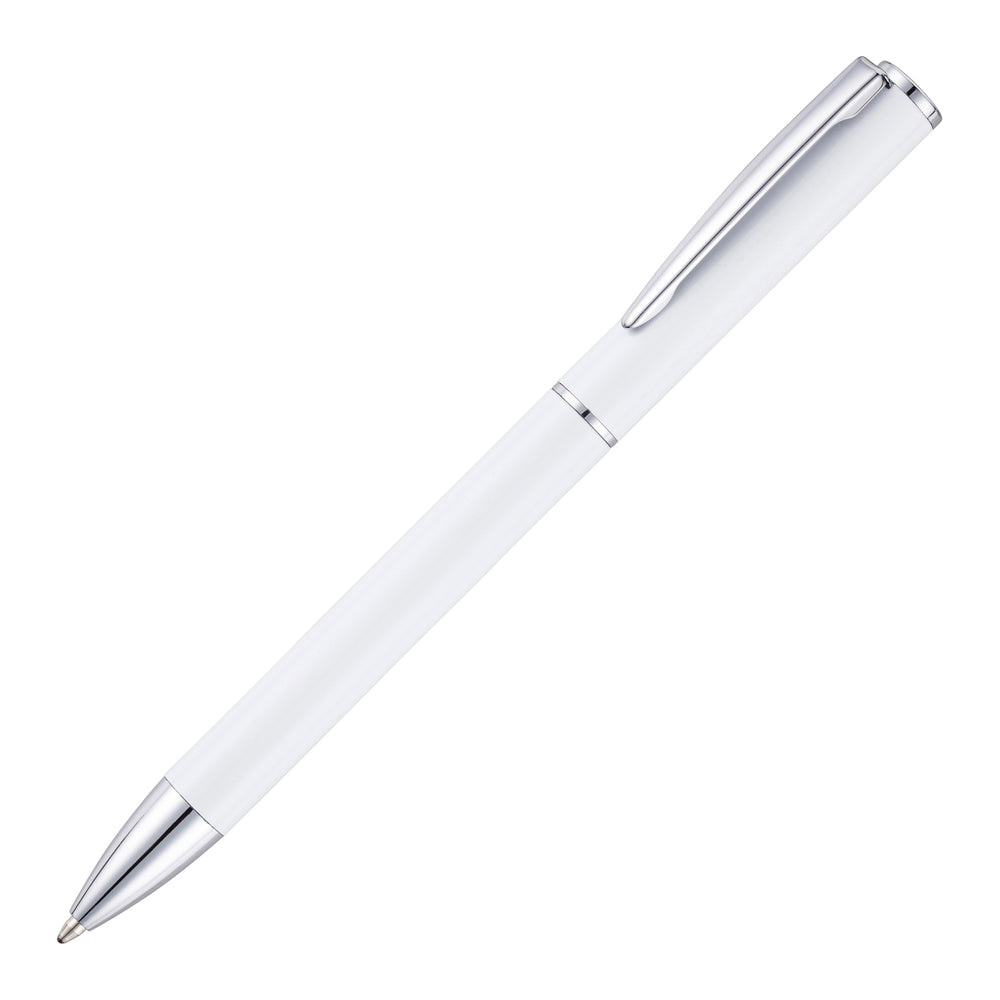 Branded CATESBY metal twist action ball pen