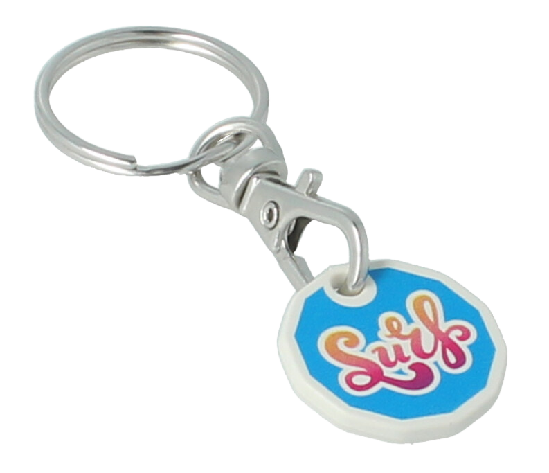 Trolley Coin Keyring (1GBP)