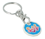 Trolley Coin Keyring (1GBP)