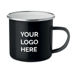 Branded Metal mug with enamel layer 350ml