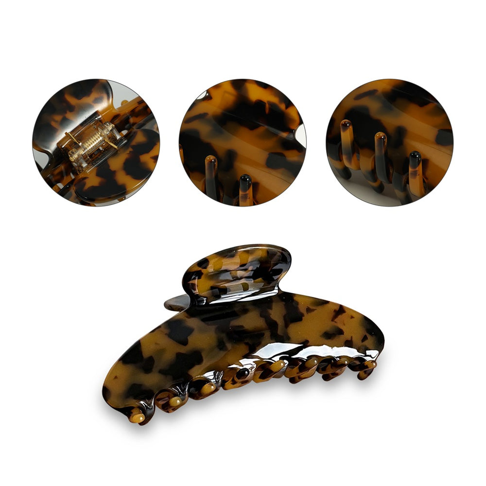Acetate Hair Clips - Style2 - Animal Pattern