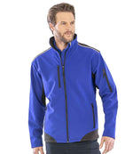 Result Work-Guard Ripstop Soft Shell Jacket Royal Blue/Black