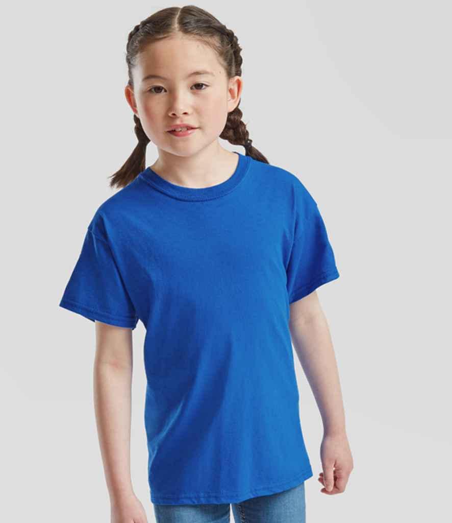 Fruit of the Loom Kids Original T-Shirt Royal Blue