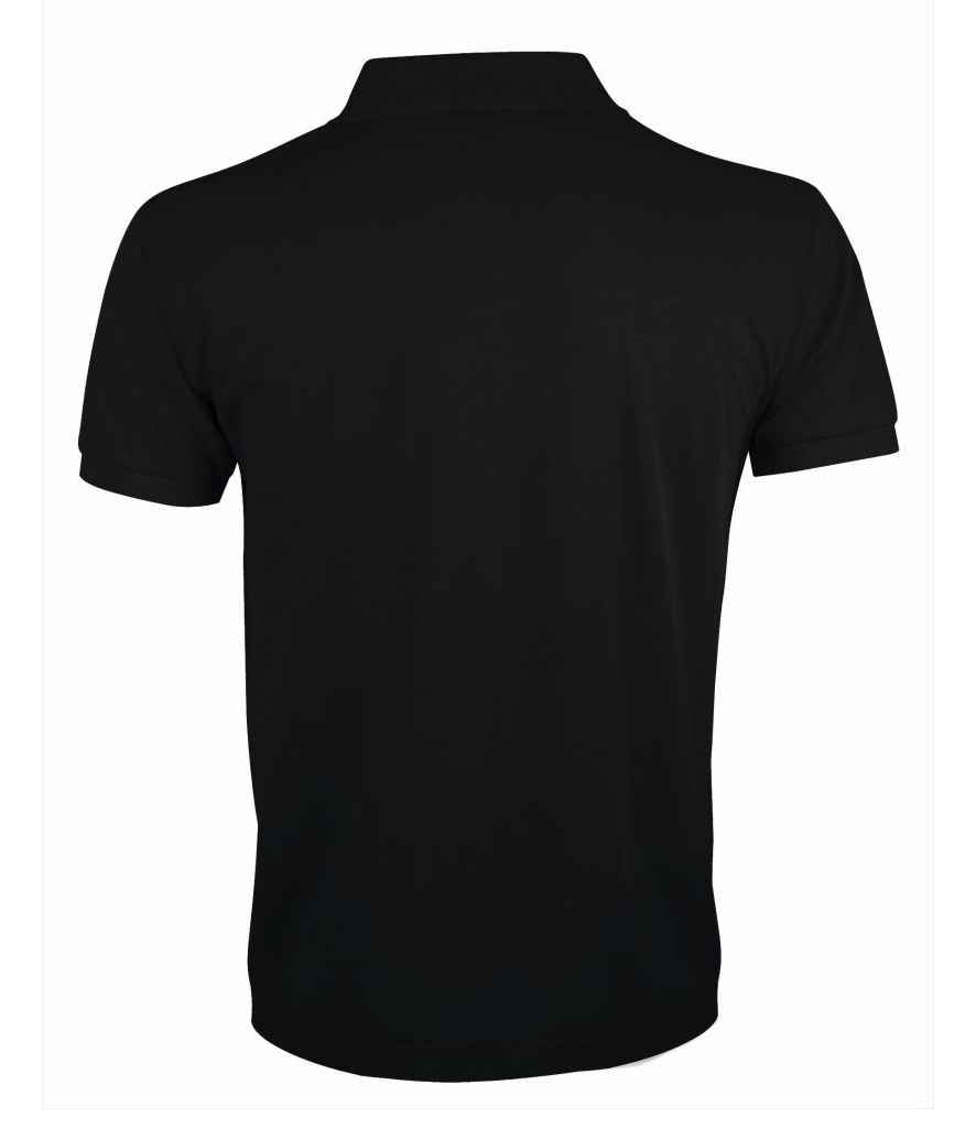 SOL'S Prime Poly/Cotton Piqué Polo Shirt Black