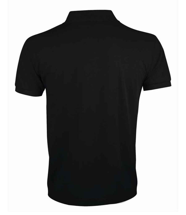 SOL'S Prime Poly/Cotton Piqué Polo Shirt Black