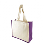 Kongoni Jute & Canvas Bag