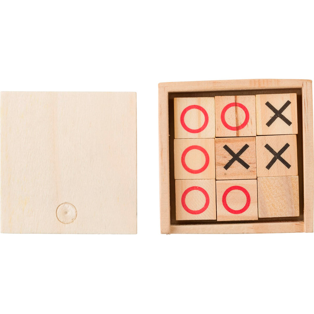 Branded Froden Wooden Tic Tac Toe game
