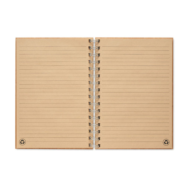 Branded A5 ring bound Bamboo notebook
