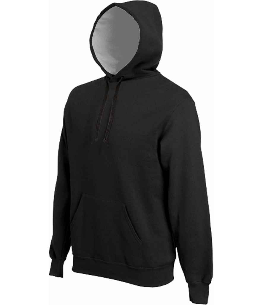 Kariban Heavy Contrast Hoodie Black