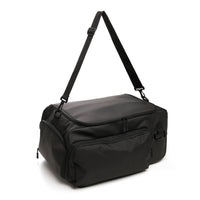 'Recycled 2-in-1 Duffle Backpack' BLACK Recycled Rucksack / Duffel Bag