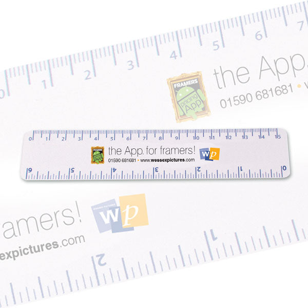 The Ever Popular 6" Ruler Printed in Full Colour