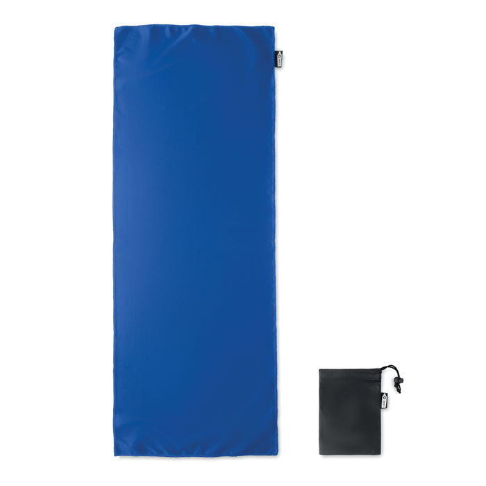 Branded RPET sports towel and pouch