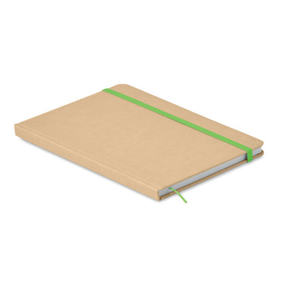 A5 recycled notebook 80 lined with elastic strap