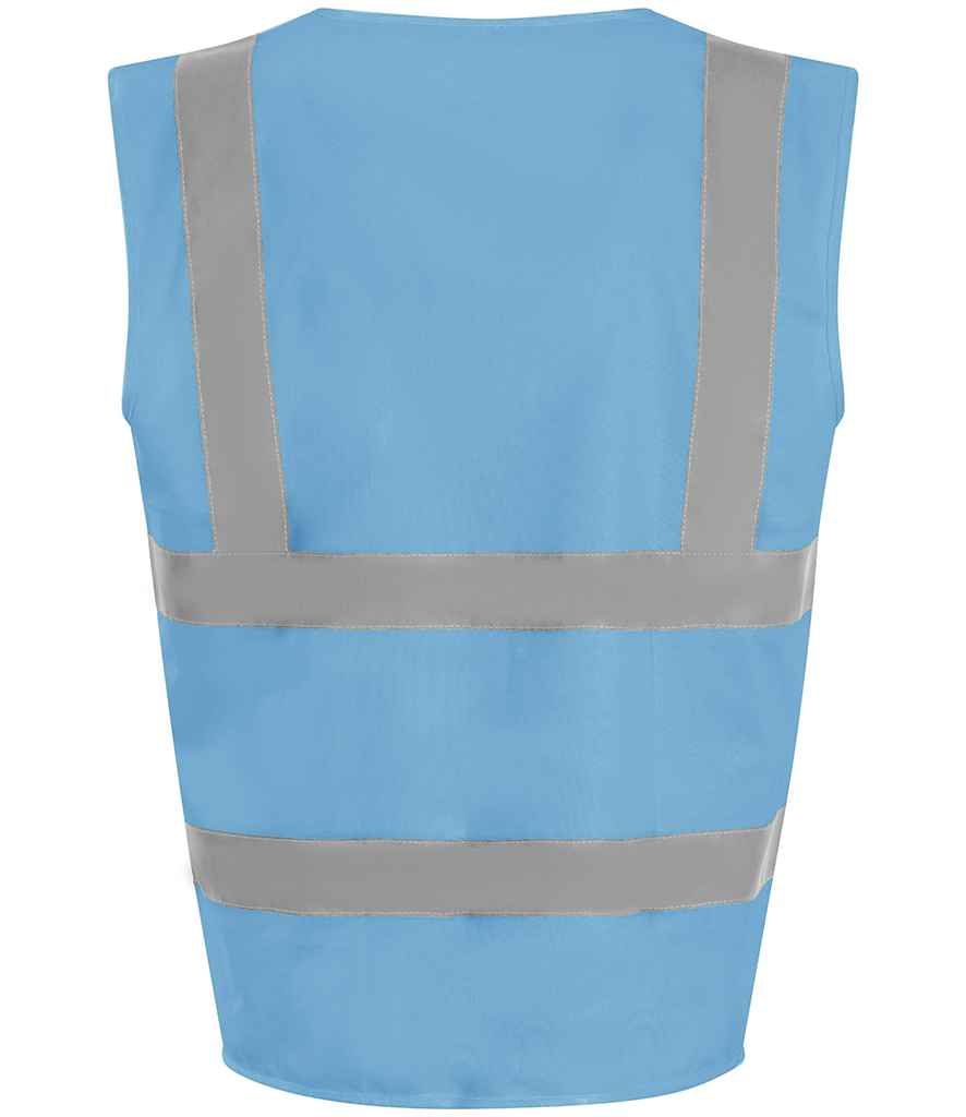 Pro RTX High Visibility Waistcoat Sky Blue