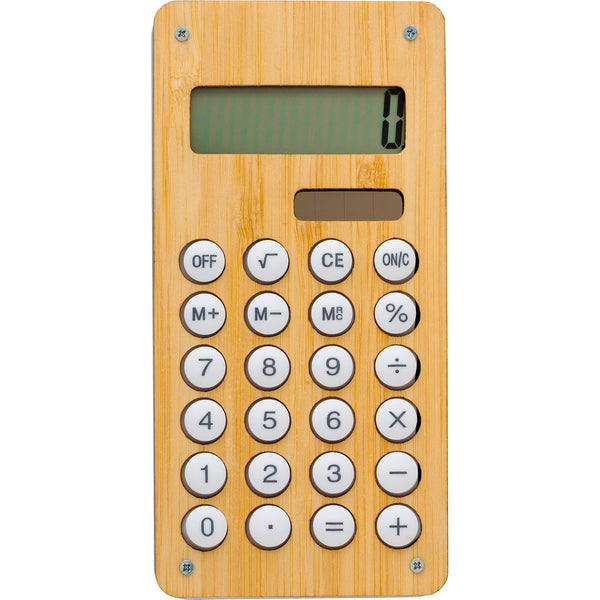 Branded Allenford Bamboo calculator