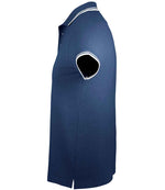 SOL'S Pasadena Tipped Cotton Piqué Polo Shirt French Navy/White