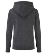 Fruit of the Loom Classic Lady Fit Hooded Sweatshirt Dark Heather