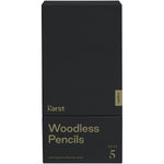 Branded Karst® 5-pack 2B woodless graphite pencils