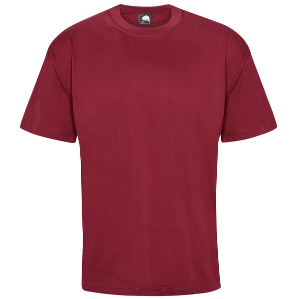 Orn Goshawk Deluxe T-Shirt Burgundy