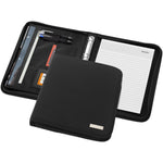 Branded Stanford deluxe A4 zippered portfolio