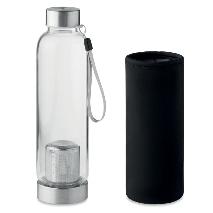Branded Single wall glass bottle 500ml
