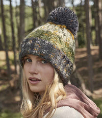 Beechfield Corkscrew Pom Pom Beanie