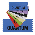 90mm x 40mm Horizontal Conference Badge Ribbons with Serated Edge to Identify Delegates, Exhibitors etc.