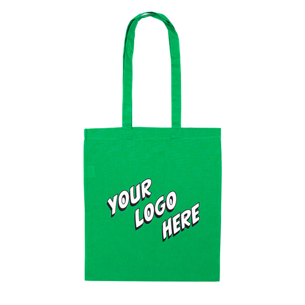 48hr Express 5oz Coloured Cotton Tote Bag Yellow 1235