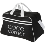 Branded San Jose 2-stripe sports duffel bag 30L