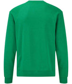 Fruit of the Loom Classic Raglan Sweatshirt Heather Green