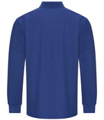 Pro RTX Pro Long Sleeve Piqué Polo Shirt Royal Blue