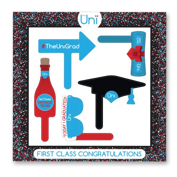 Selfie Photo Frame & Props Printed Full Colour