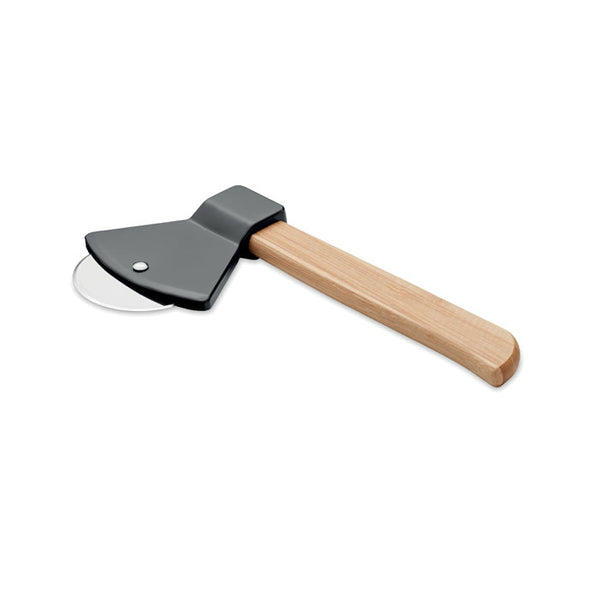 Branded Pizza cutter bamboo handle