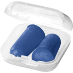 Branded Serenity earplugs with travel case