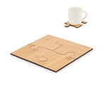 Branded Set of 4 puzzle coasters
