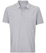 SOL'S Unisex Pegase Piqué Polo Shirt Grey Marl