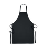 Branded Organic cotton apron 200 gr/m²