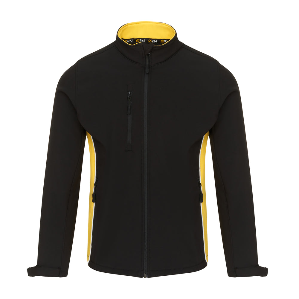 Orn Silverswift Two Tone Softshell Jacket Black/Yellow
