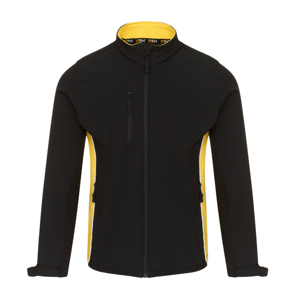 Orn Silverswift Two Tone Softshell Jacket Black/Yellow
