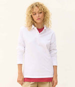 SOL'S Unisex Pacific Long Sleeve Piqué Polo Shirt White