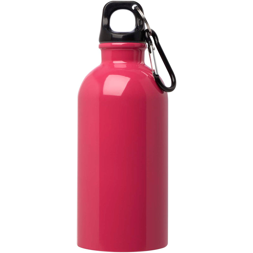 Oregon 400 ml RCS certified single wall stainless steel water bottle with carabiner